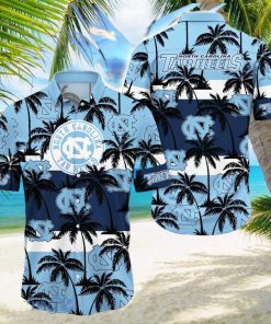 North Carolina Tar Heels All Over Print Logo And Coconut Trending Summer Gift Aloha Hawaiian Shirt