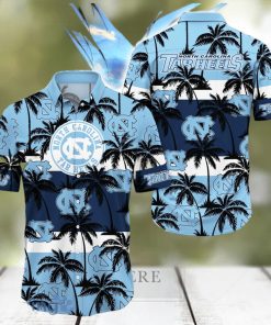 North Carolina Tar Heels All Over Print Logo And Coconut Trending Summer Gift Aloha Hawaiian Shirt