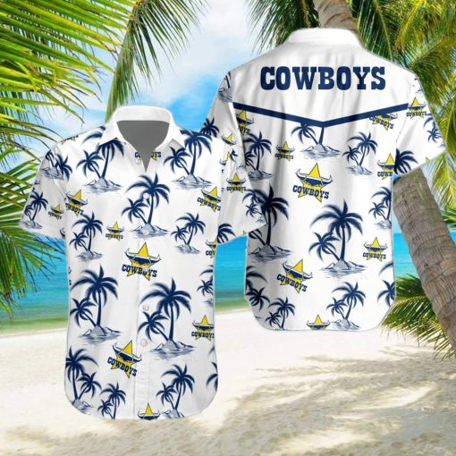 North Queensland Cowboys NRL Hawaiian Shirt Best Gift For Men And Women Fans hawaiian shirt