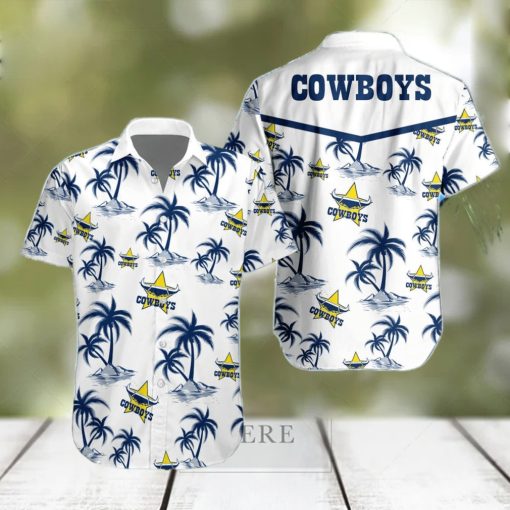 North Queensland Cowboys NRL Hawaiian Shirt Best Gift For Men And Women Fans hawaiian shirt