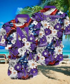 Northwestern Wildcats NCAA Independence Day Full Print Classic Hawaiian Shirt