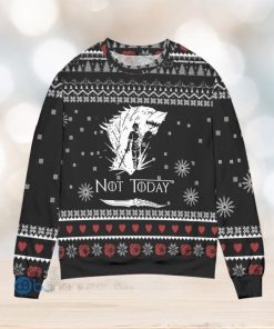 Not Today Arya Stark Game Of Throne Snowflake Ugly Christmas Sweater Christmas Gift For Men And Women