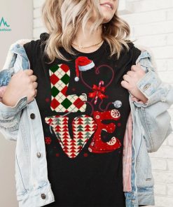 Nurse Christmas With Santa Hat Stethoscope Rn Icu Nursing Shirt