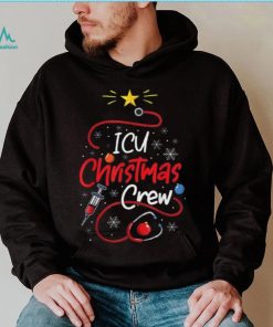 Nurse Icu Christmas Crew Nursing Christmas Lights Shirt