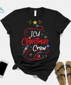 Nurse Icu Christmas Crew Nursing Christmas Lights Shirt