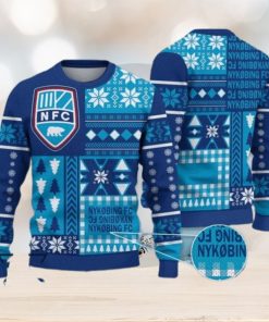 Nykobing FC ugly christmas sweater