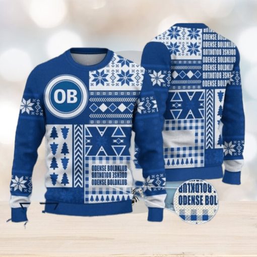 Odense Boldklub ugly christmas sweater