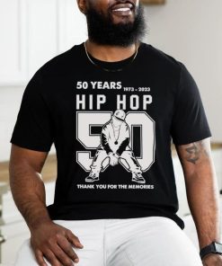 Official 50 Years Of Hip Hop 1973 2023 50th Thank You For The Memories Hip Hop T shirt