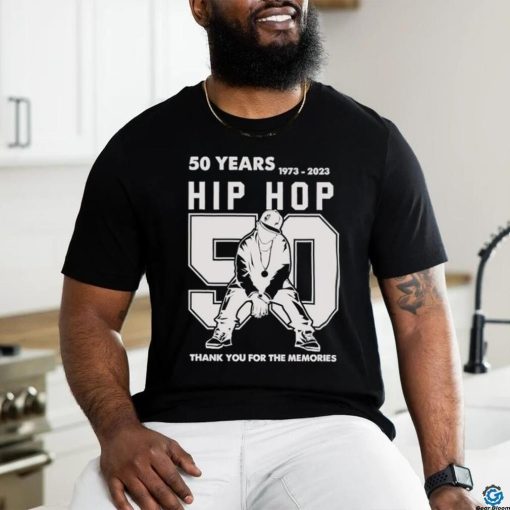 Official 50 Years Of Hip Hop 1973 2023 50th Thank You For The Memories Hip Hop T shirt