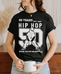 Official 50 Years Of Hip Hop 1973 2023 50th Thank You For The Memories Hip Hop T shirt