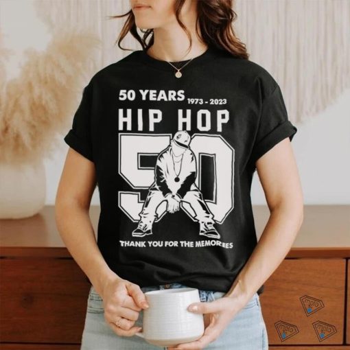 Official 50 Years Of Hip Hop 1973 2023 50th Thank You For The Memories Hip Hop T shirt