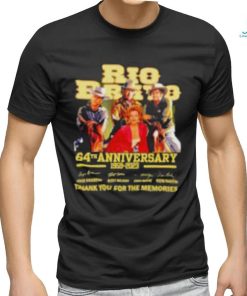 Official 64th anniversary 1959 2023 Rio Bravo thank you for the memories signatures shirt