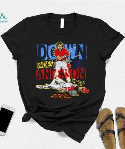 Official Down Goes Anderson You Know Bro Knock Out Punch T Shirt