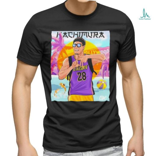 Official GoldenKnightGFX Rui Hachimura Hollywood Here To Stay shirt