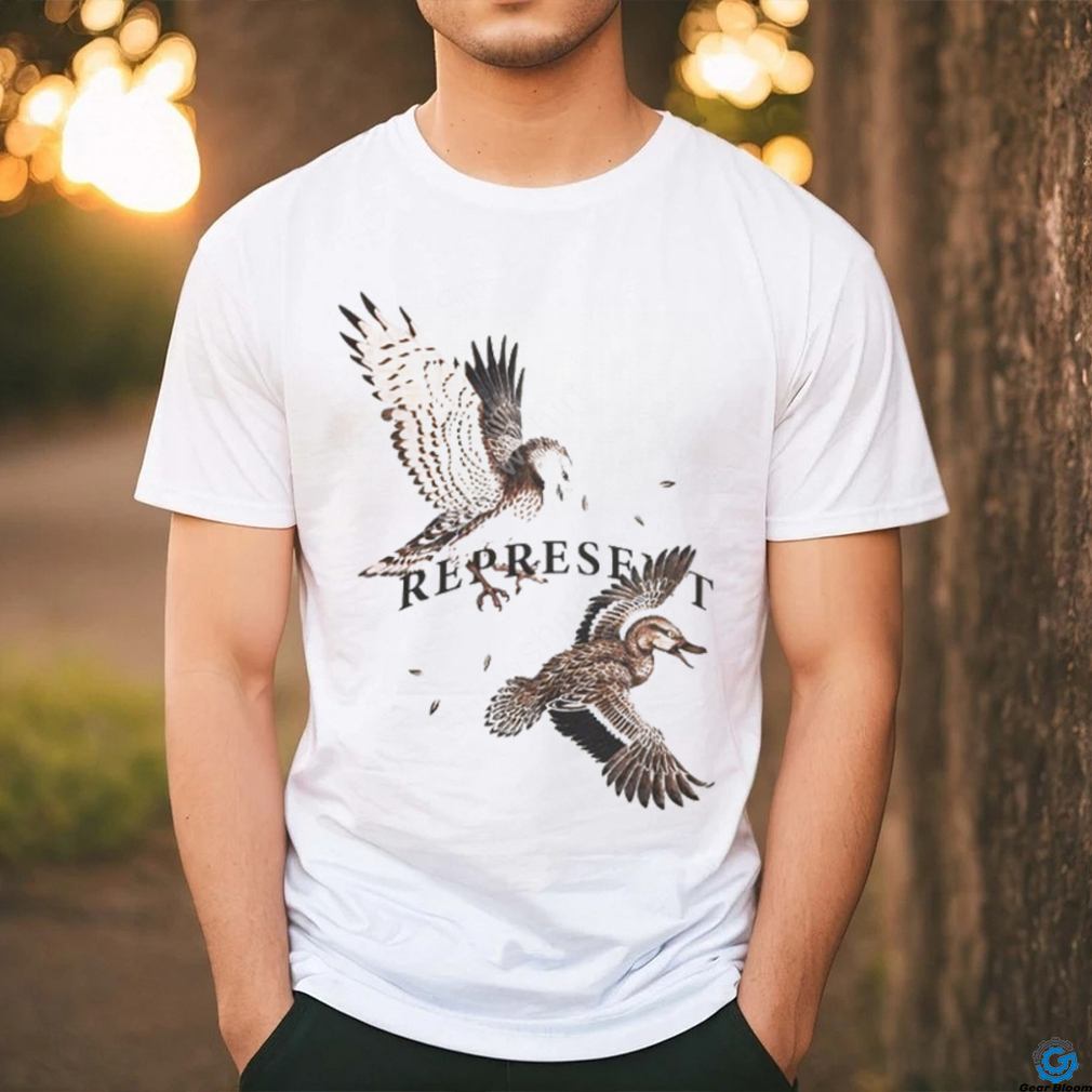 Official Harvey Nichols Store Represent Birds Of Prey Printed Tee Cream Harveynichols shirt Official Harvey Nichols Store Represent Birds Of Prey Printed Tee Cream Harveynichols shirt