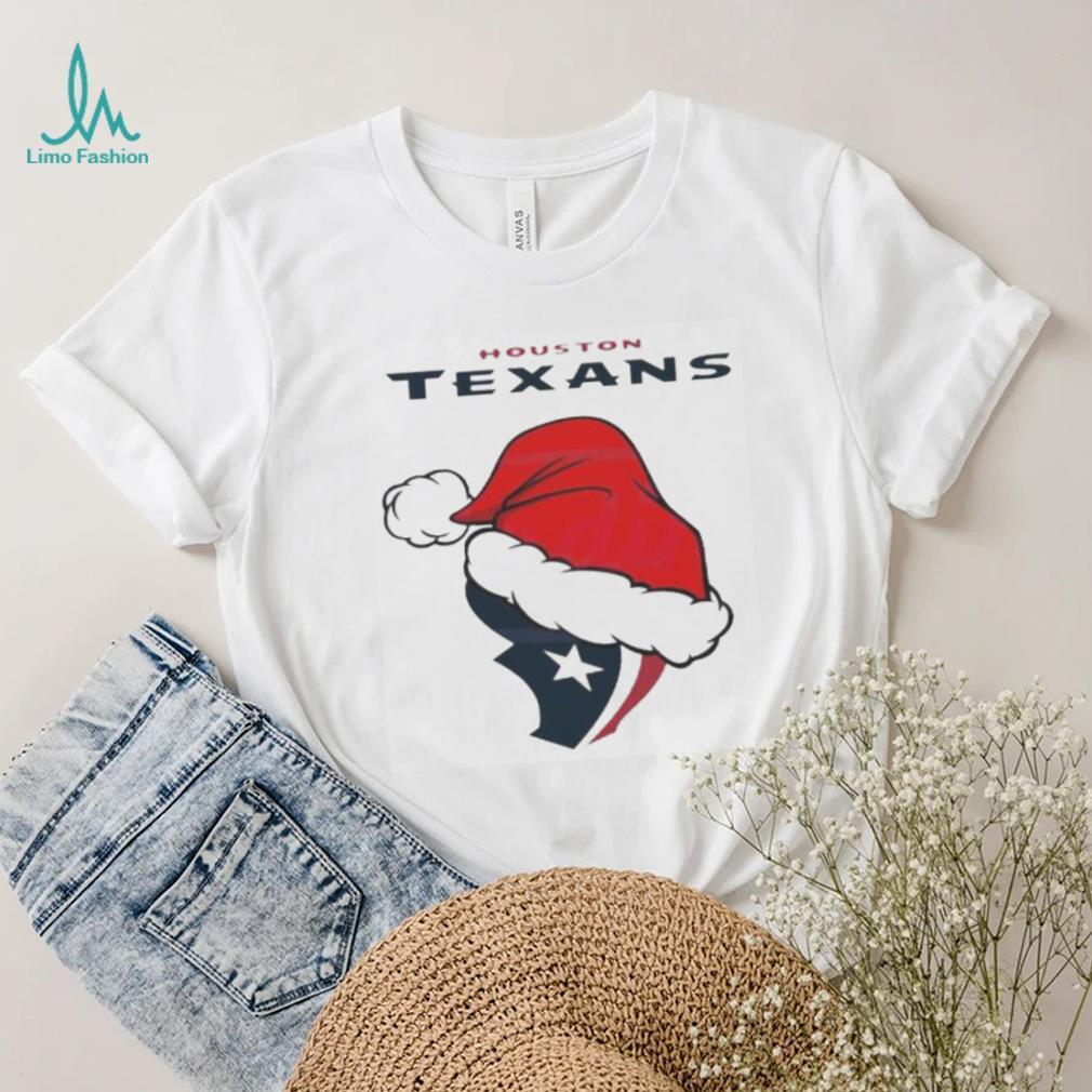 Official Houston texans NFL Christmas logo 2023 T shirt - Limotees