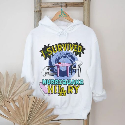 Official I Survived Hurriquake Hilary Shirt