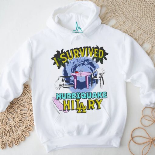 Official I Survived Hurriquake Hilary Shirt