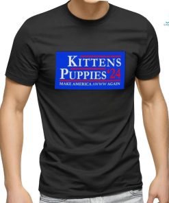 Official Kittens And Puppies 2024 The Best Candidates shirt