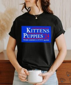 Official Kittens And Puppies 2024 The Best Candidates shirt