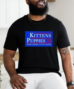 Official Kittens And Puppies 2024 The Best Candidates shirt