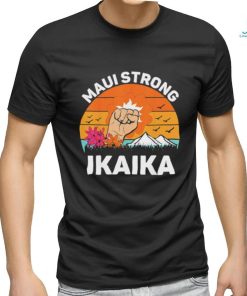 Official Lahaina Strong Maui Hawaii Wildfire Survivor Retro Shirt