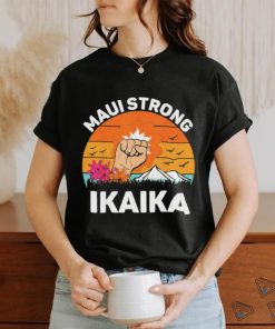 Official Lahaina Strong Maui Hawaii Wildfire Survivor Retro Shirt