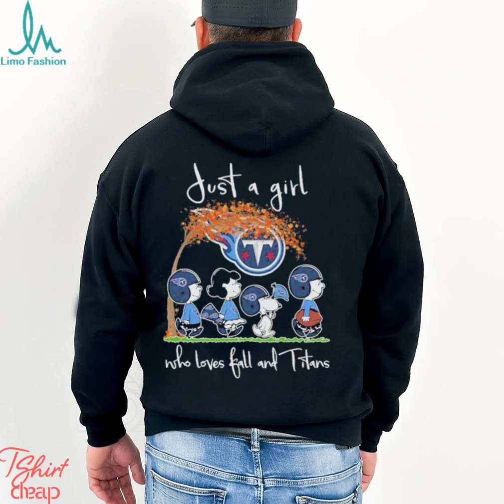 Official just A Girl Who Loves Fall And Titans Shirt, hoodie, sweater, long  sleeve and tank top