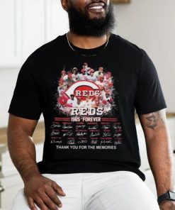 Official The Reds 1965 – Forever Thank You For The Memories Signatures 2023 T Shirt