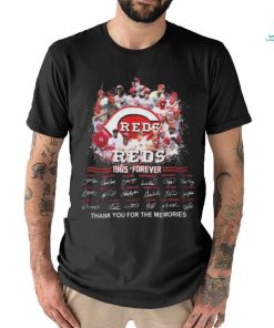 Official The Reds 1965 – Forever Thank You For The Memories Signatures 2023 T Shirt