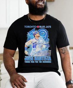 Toronto Blue Jays 19 Jose Bautista Thank You For The Memories