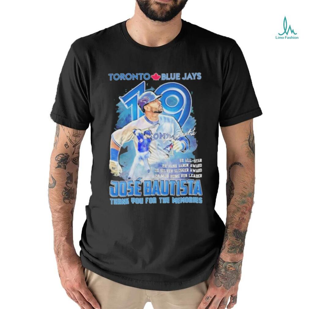 Toronto Blue Jays 19 Jose Bautista Thank You For The Memories