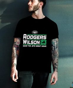 Official aaron Rodgers Garrett Wilson 2023 campaign shirt