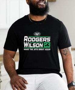 Official aaron Rodgers Garrett Wilson 2023 campaign shirt