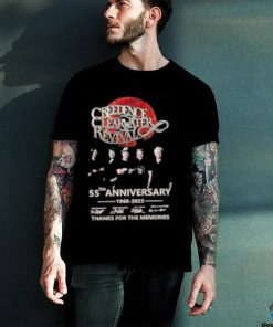 Official creedence clearwater revival 55th anniversary 1968 2023 thank you for the memories shirt