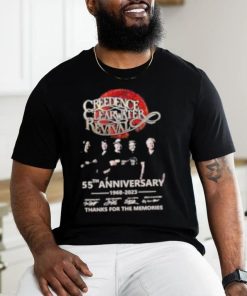 Official creedence clearwater revival 55th anniversary 1968 2023 thank you for the memories shirt