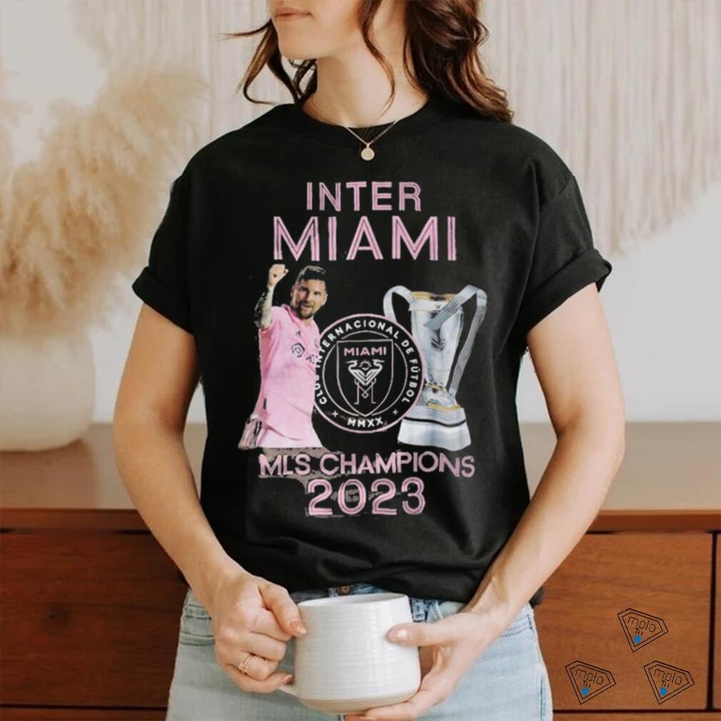 Official Inter miamI mls leagues cup champions 2023 T-shirt