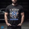 Official never Underestimate A Woman Who Understands Football And Loves PennState T Shirt