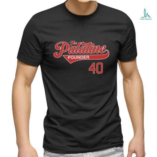 Official the Palatine Pounder 40 Tee Shirt