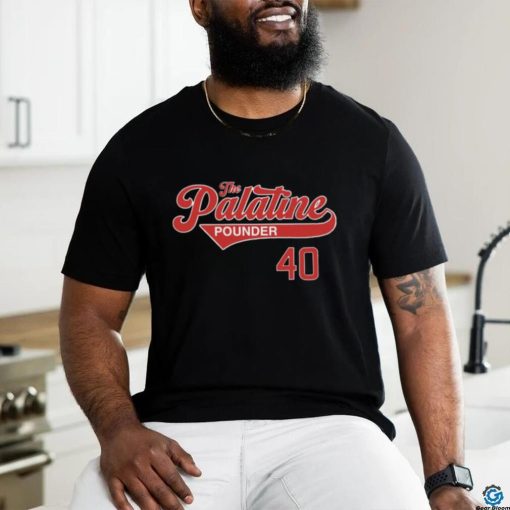 Official the Palatine Pounder 40 Tee Shirt