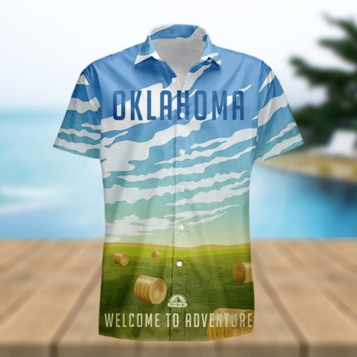 Oklahoma Retro Style Travel Summer 3D Hawaiian Shirt Gift For Men And Women Fans