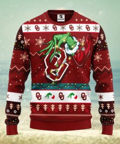 Oklahoma Sooners Grinch Christmas Ugly Sweater