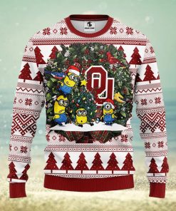 Oklahoma Sooners Minion Christmas Ugly Sweater