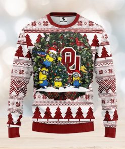 Oklahoma Sooners Minion Christmas Ugly Sweater