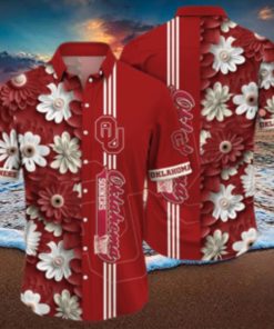 Oklahoma Sooners NCAA Flower Hawaiian Shirt