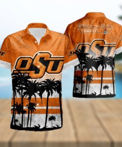 Oklahoma State Cowboys Short Sleeve Aloha Hawaiian Shirt