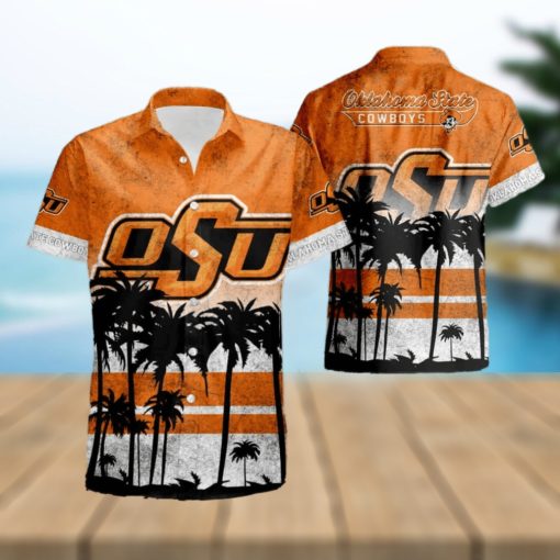 Oklahoma State Cowboys Short Sleeve Aloha Hawaiian Shirt