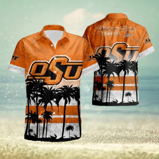 Oklahoma State Cowboys Short Sleeve Aloha Hawaiian Shirt