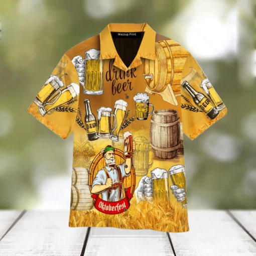 Oktoberfest Time To Drink Beer Gifts for Beer Lover Hawaiian Shirt