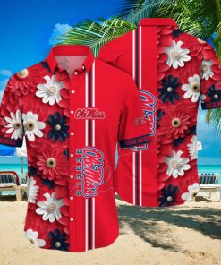 Ole Miss Rebels NCAA Flower Hawaiian Shirt